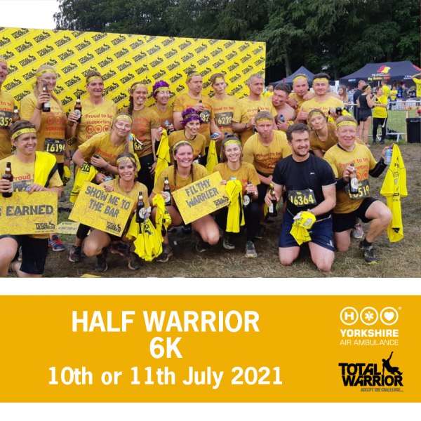 Image of Half Warrior participants and details of this years event dates