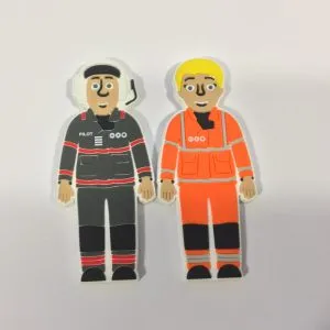 Polly and Percy Fridge Magnets