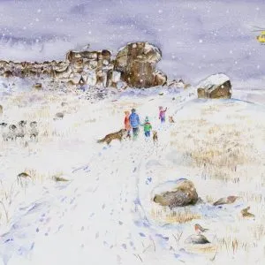 Ilkley Moor illustration for YAA