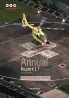Image of the cover of the Yorkshire Air Ambulance Annual Report 17 - Year ending March 2018
