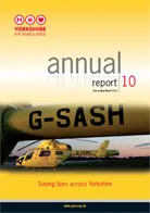 image of the cover of the Yorkshire Air Ambulance Annual Report 10 - Year ending March 2010