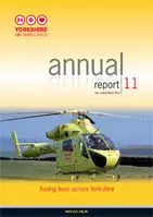image of the cover of the Yorkshire Air Ambulance Annual Report 11 - Year ending March 2011