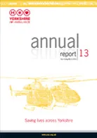 image of the cover of the Yorkshire Air Ambulance Annual Report 13 - Year ending March 2013