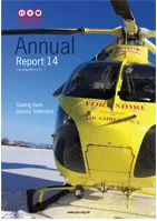 image of the cover of the Yorkshire Air Ambulance Annual Report 14 - Year ending March 2014