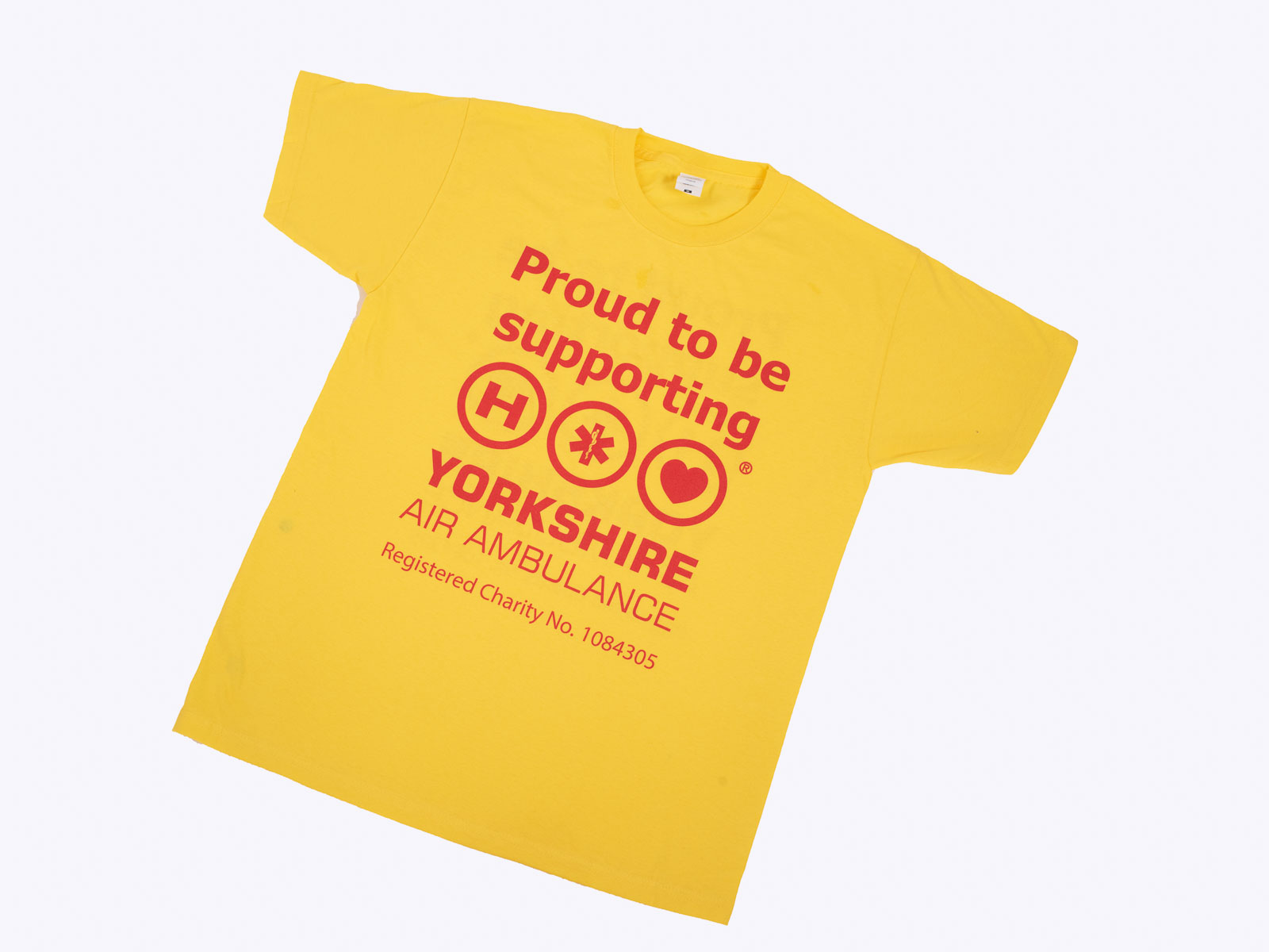 Yaa Yellow T Shirt Yorkshire Air Ambulance Online Shop