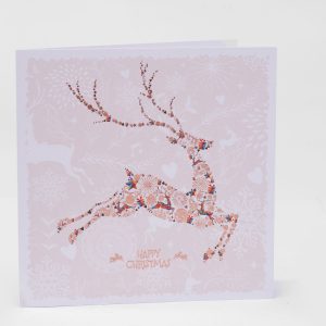 Colourful Stag Christmas Card