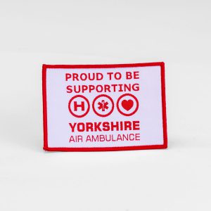 Sew on 'Proud to be supporting....' fabric badge
