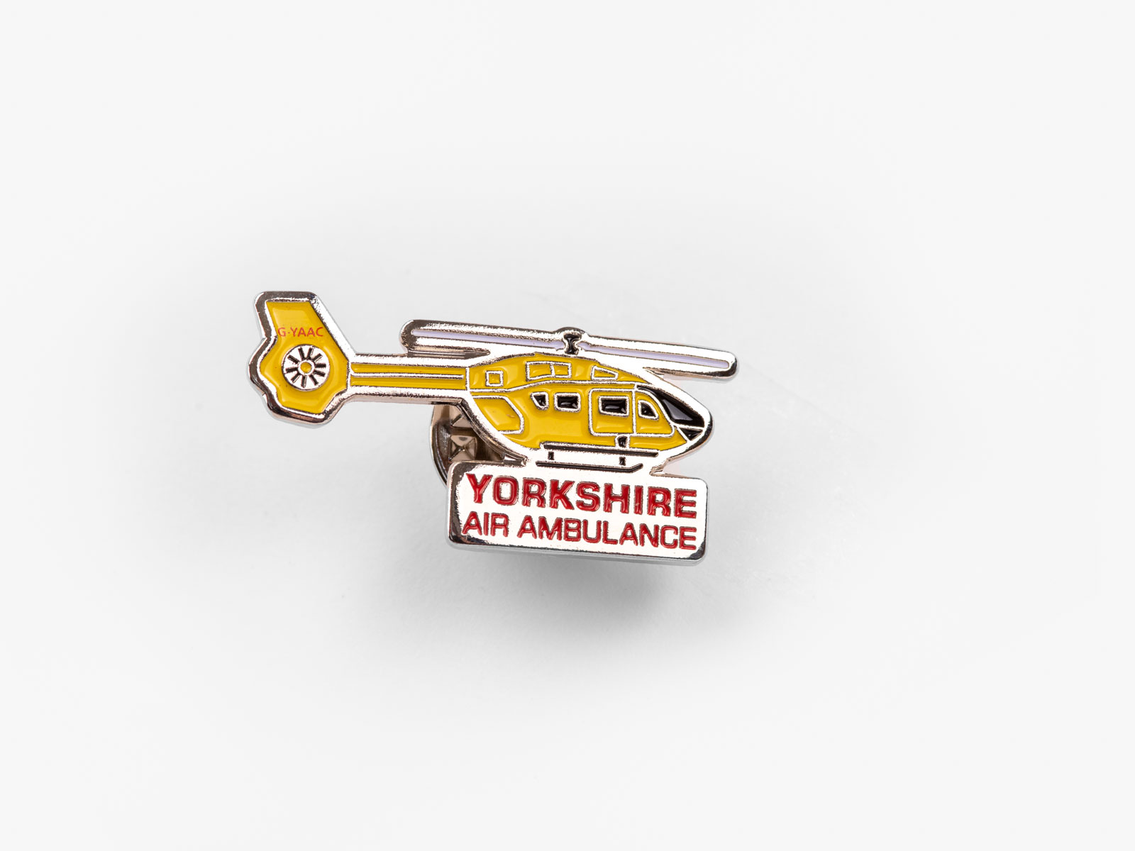 Metal Enamel Green version Helicopter pin badge Air Ambulance Good detail 