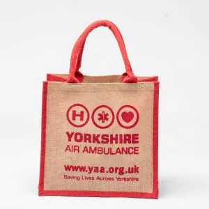 YAA Hessian shopping Bag
