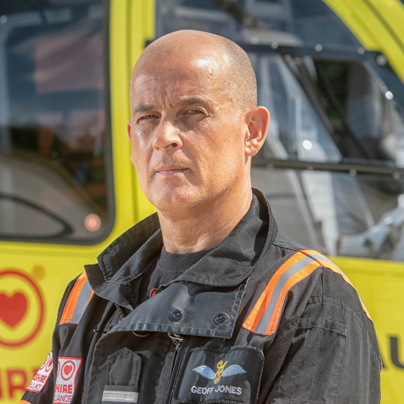 Image of Yorkshire Air Ambulance Pilot Geoff Jones