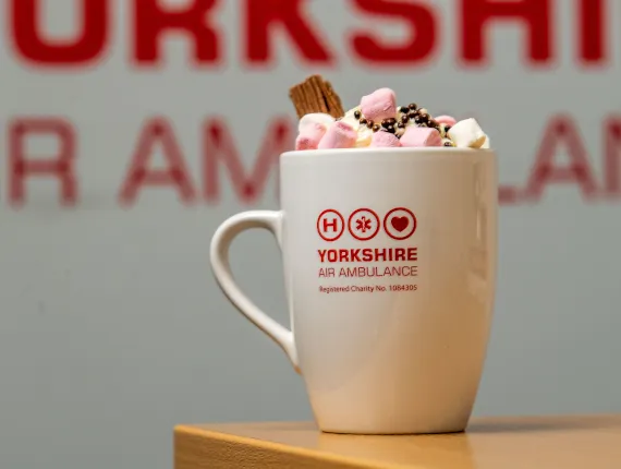 Image showing a hot chocolate day for Yorkshire Air Ambulance