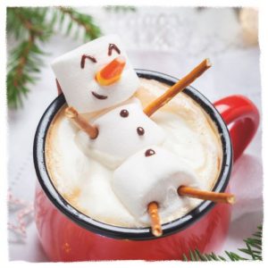 snowman xmas card