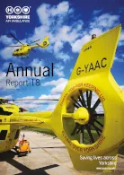 Image of the cover of the Yorkshire Air Ambulance Annual Report 18 - Year ending March 2019