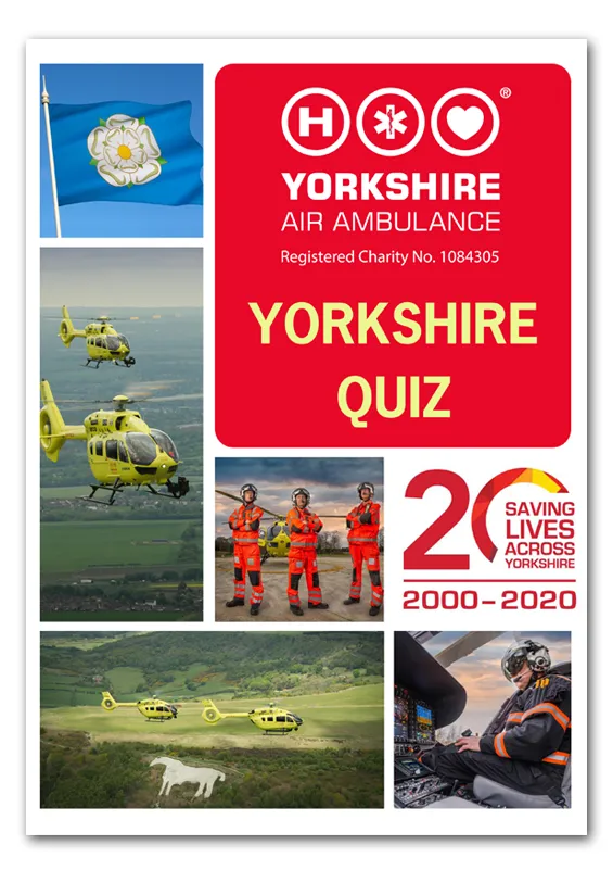 Image of YAA Yorkshire Quiz Front Cover