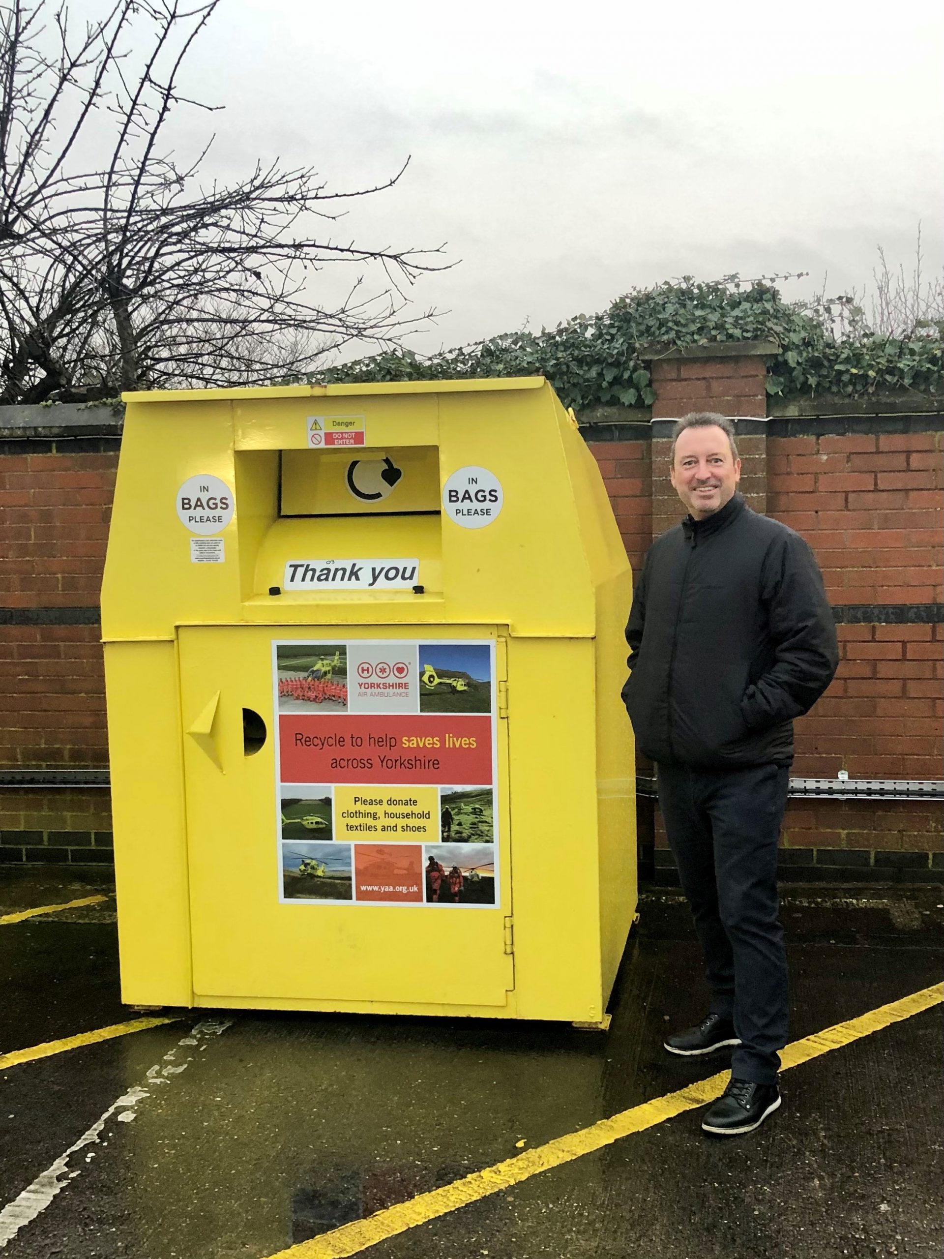 Clothing Banks placed at Sewell on the go for YAA