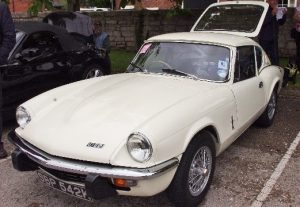 Photo of white classic car