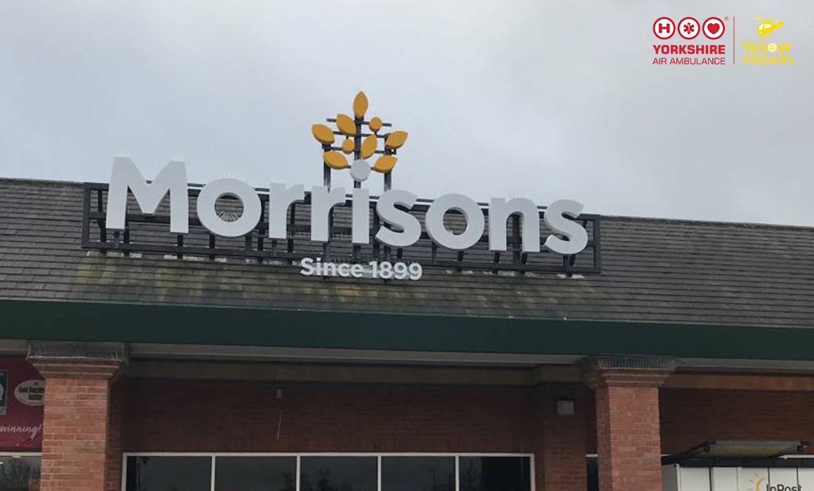Morrisons Ripon Yellow Yorkshire Roadshow Yorkshire Air Ambulance