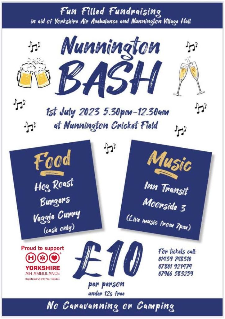 Charity event poster