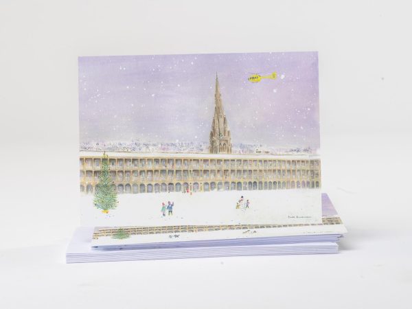 The Piece Hall Christmas Card for the Yorkshire Air Ambulance