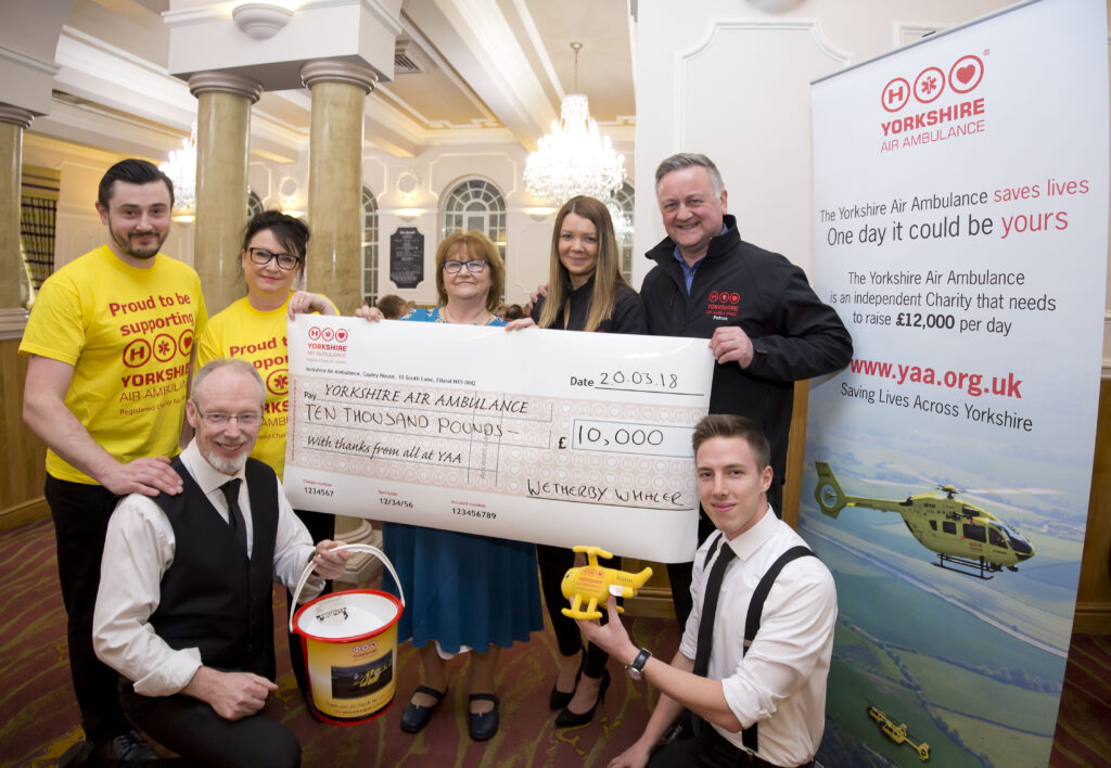 "WHALE-SIZED" DONATION FOR YORKSHIRE AIR AMBULANCE - Yorkshire Air ...