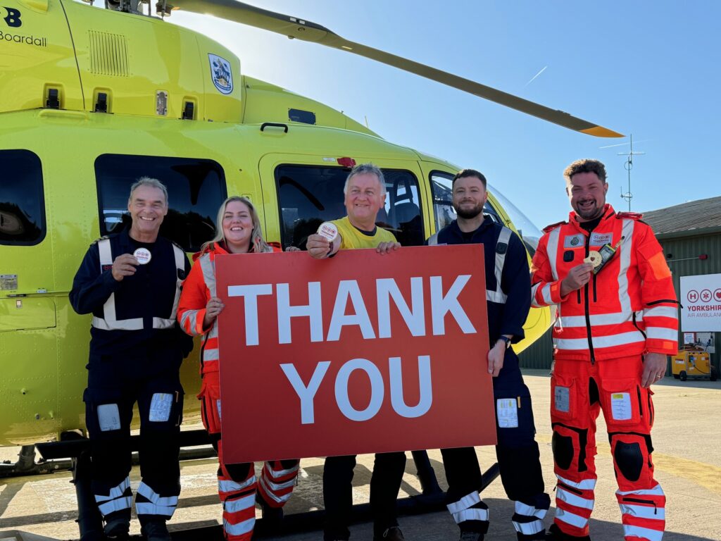 Yorkshire Air Ambulance Sends 700 Postcards to Supporters for ‘Ta Very ...