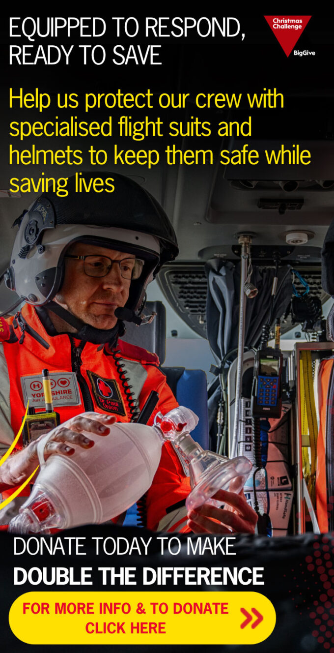 Yorkshire Air Ambulance Charity - YAA - Donate Today
