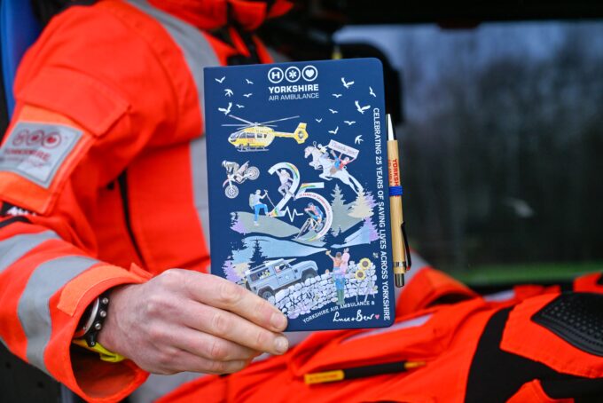 Yorkshire Air Ambulance + Luce & Bear 25 Year A5 Notebook - Image 2