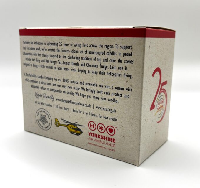 25th Anniversary Candle Gift Set - Image 3