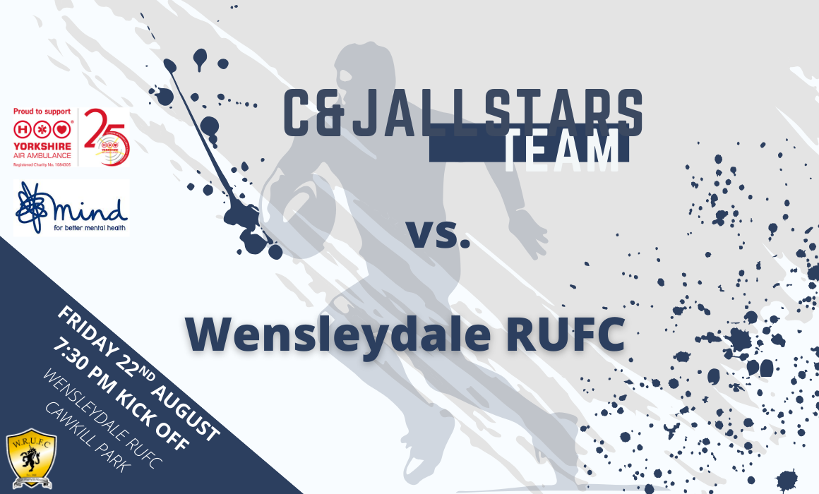 Charity Rugby Match flyer