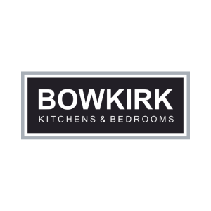 Logo with the words 'BOWKIRK KITCHENS & BEDROOMS'