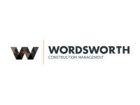 Logo with the words 'WORDSWORTH CONSTRUCTION MANAGEMENT'