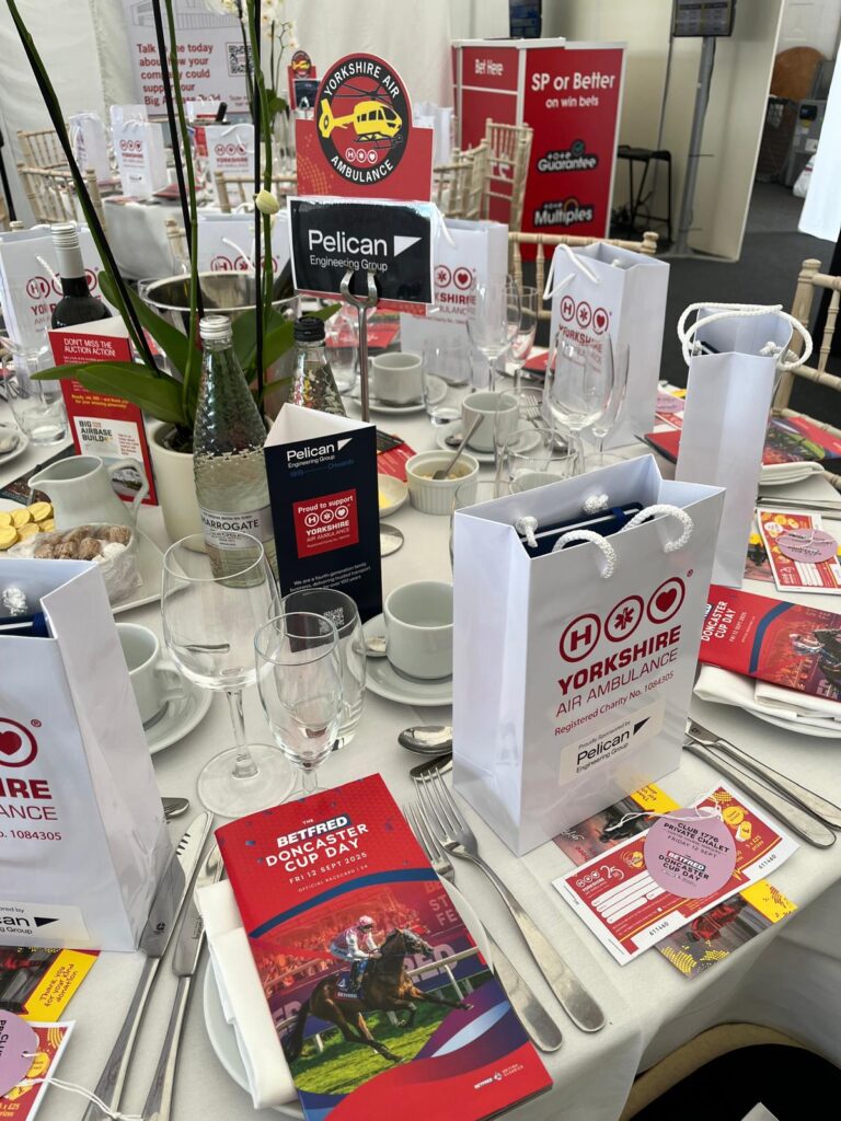 A close up of a table set out for a special event