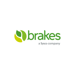 A green logo with the words 'brakes a Sysco company'
