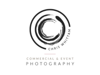 Logo with the words 'CHRIS WHITTAM COMMERCIAL & EVENT PHOTOGRAPHY'
