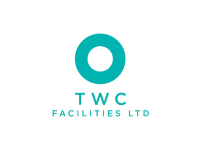 Logo with a circle graphic and the words T W C FACILITIES LTD